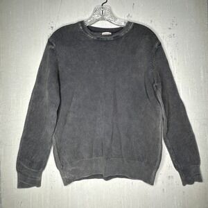 Faherty Sunwashed Crewneck Waffle Knit Sweater | Sz: M